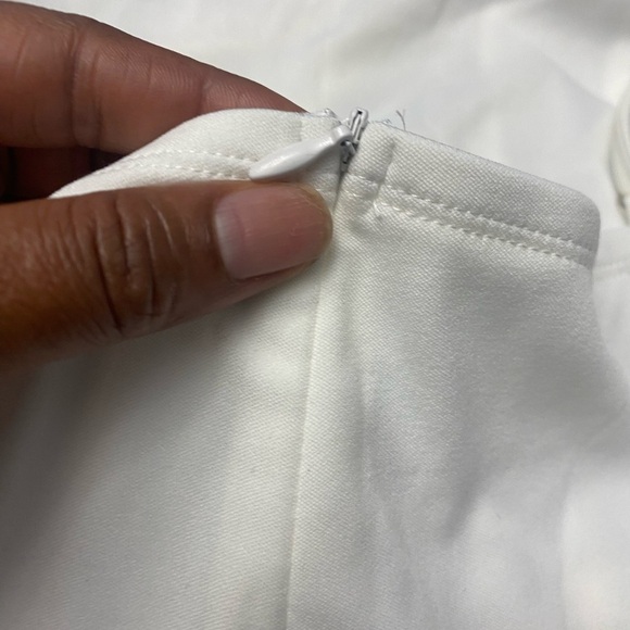 Off white Spaghetti Straps Shear Waist Jumpsuit Romper Plus Size 4X(20-22) - Picture 14 of 15